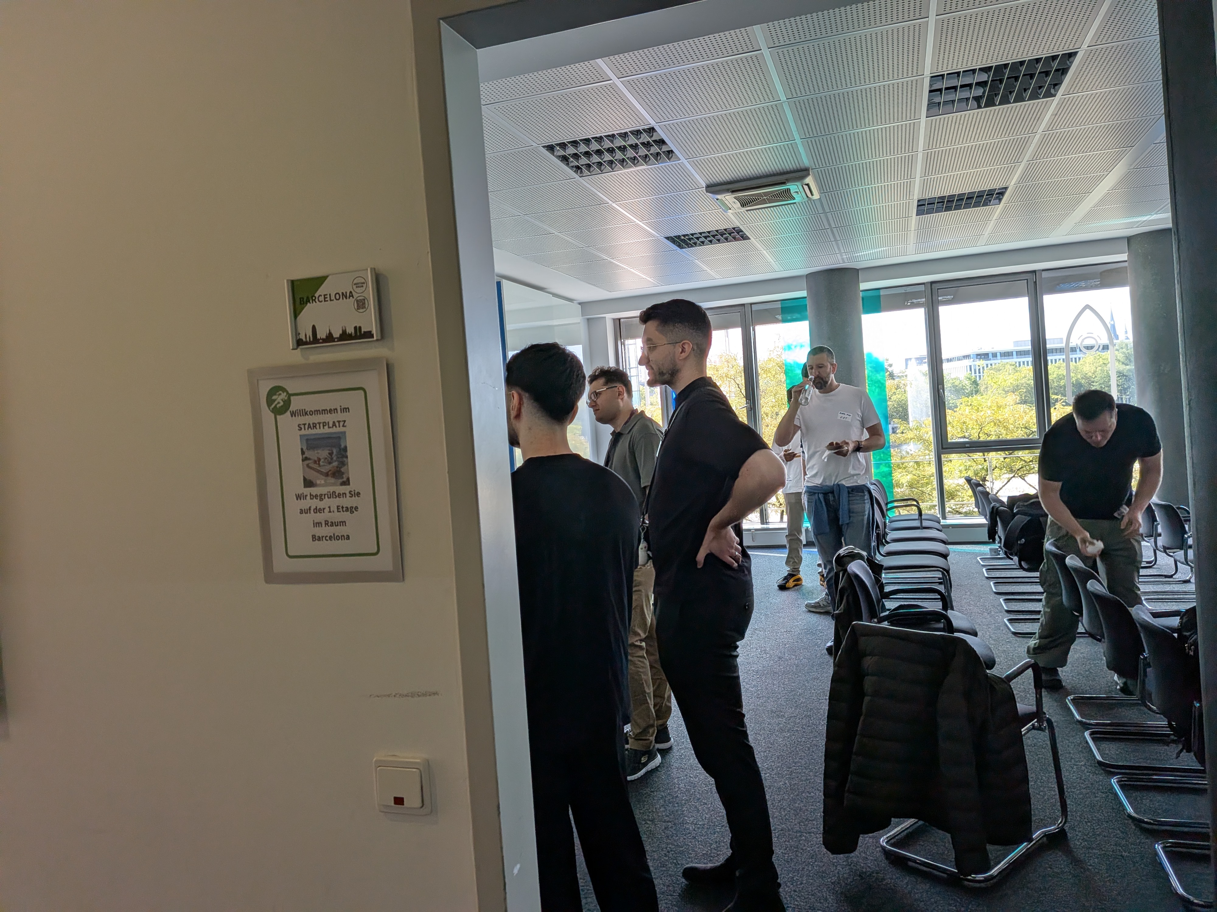 Attendees gathering in the Barcelona room at The Agent AI Summit, Gamescom Cologne